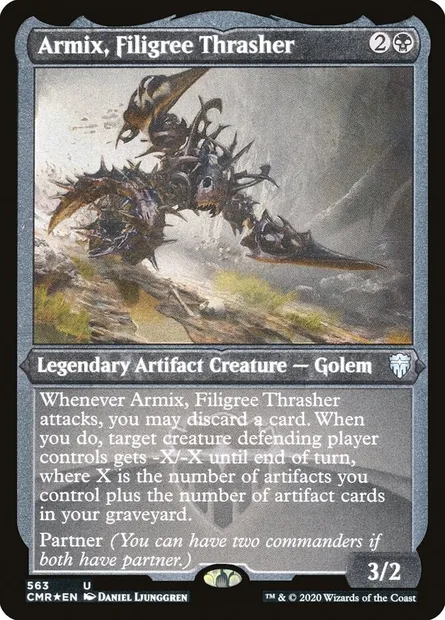 Armix, Filigree Thrasher, Magic card CMR 563 — Commander Legends set