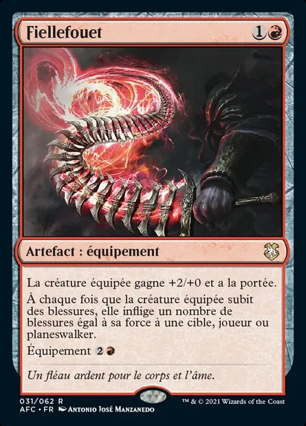 Fiellefouet, carte Magic AFC 31 — extension Forgotten Realms Commander