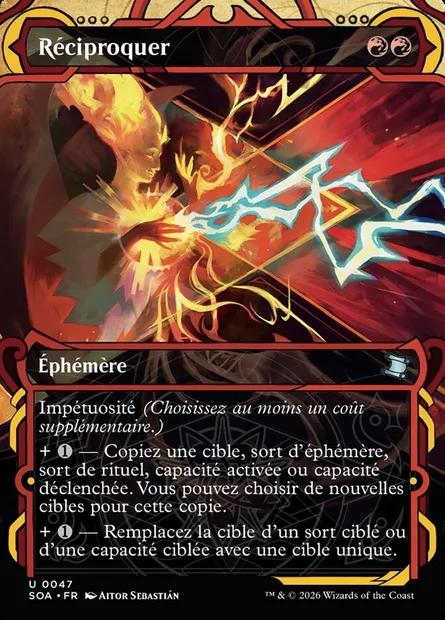 Réciproquer, carte Magic SOA 47 — extension Secrets of Strixhaven Mystical Archive