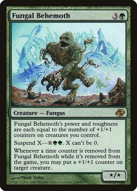 Fungal Behemoth, Magic card PLC 128 — Planar Chaos set