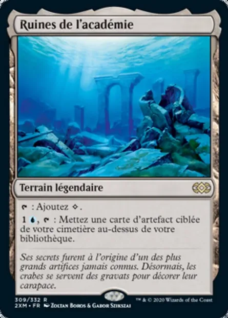 Ruines de l'académie, carte Magic 2XM 309 — extension Double Masters
