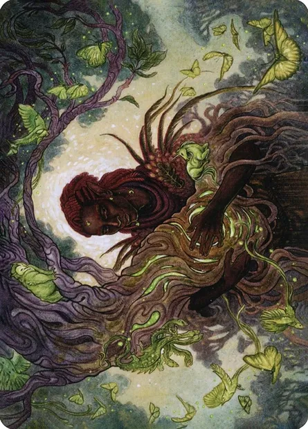 Circle of Dreams Druid // Circle of Dreams Druid, Magic card AAFR 66 — Adventures in the Forgotten Realms Art Series set