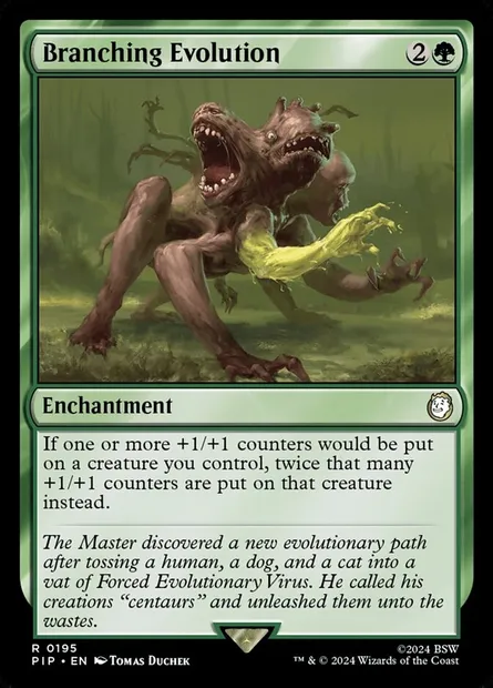 Branching Evolution, Magic card PIP 195 — Fallout set