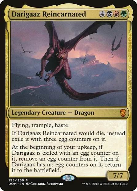 Darigaaz Reincarnated, Magic card DOM 193 — Dominaria set