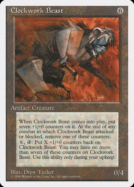 Clockwork Beast, Magic card ITP 49 — Introductory Two-Player Set set