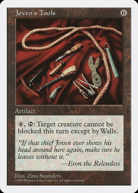 Joven's Tools, Magic card 5ED 386 — Fifth Edition set
