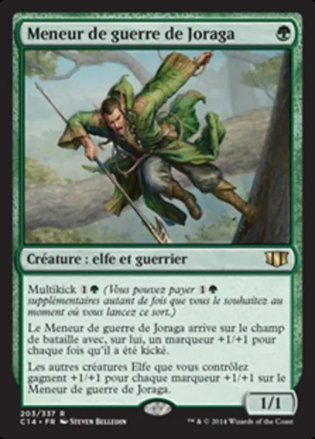 Meneur de guerre de Joraga, carte Magic C14 203 — extension Commander 2014