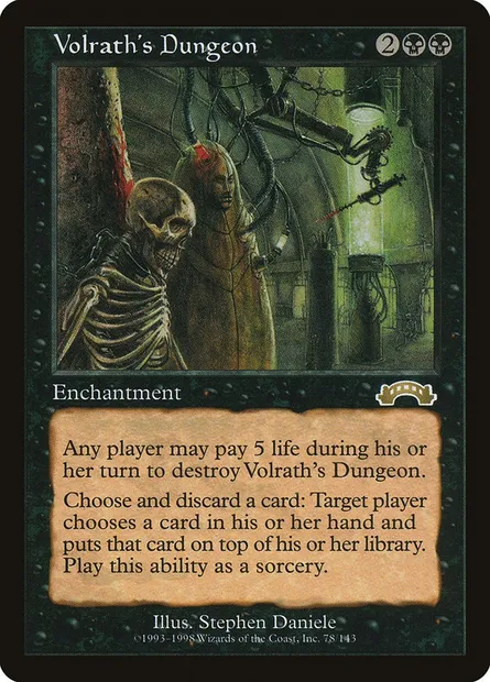 Volrath's Dungeon, Magic card EXO 78 — Exodus set