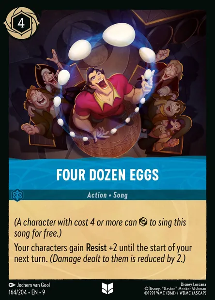 Four Dozen Eggs, Disney Lorcana card CH9-164 — Fabled set