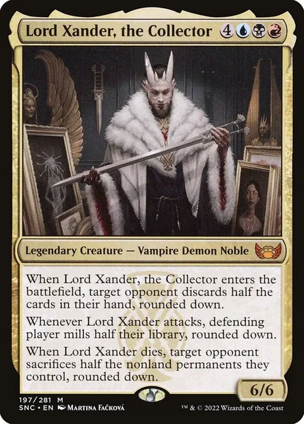 Lord Xander, the Collector, Magic card SNC 197 — Streets of New Capenna set