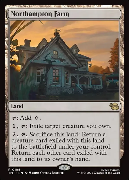 Northampton Farm, Magic card TMT 188 — Teenage Mutant Ninja Turtles set