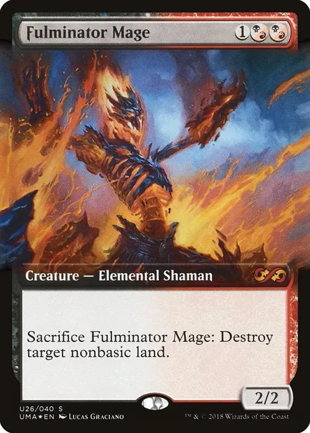 Fulminator Mage, Magic card PUMA U26 — Ultimate Box Topper set