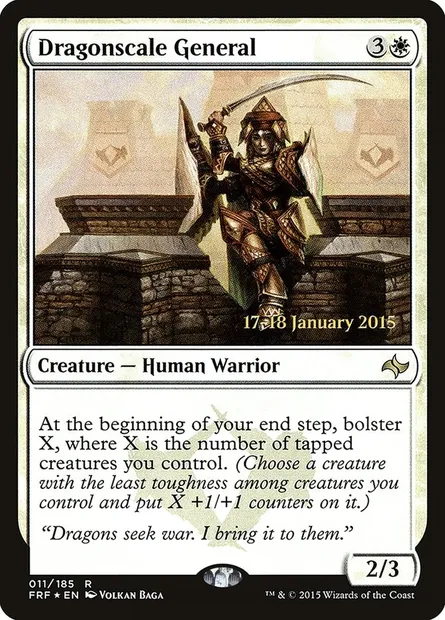 Dragonscale General, Magic card PFRF 11s — Fate Reforged Promos set