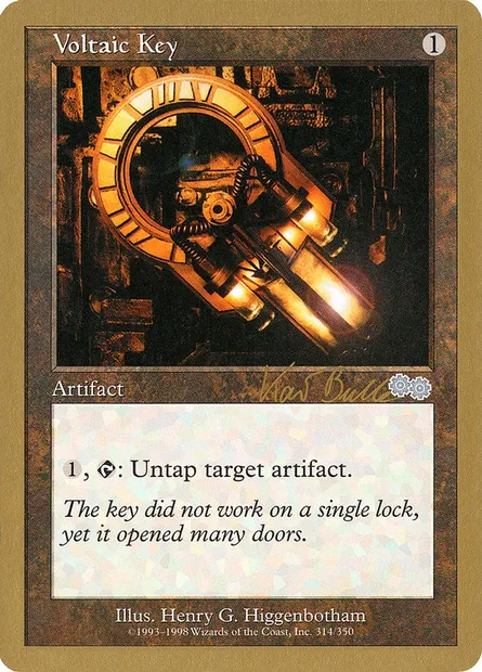 Voltaic Key, Magic card WC99 kb314 — World Championship Decks 1999 set