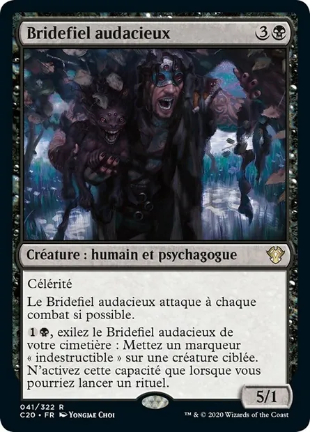 Bridefiel audacieux, carte Magic C20 41 — extension Commander 2020