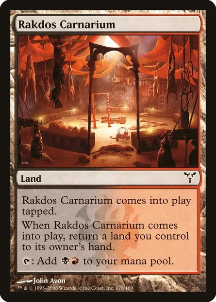 Rakdos Carnarium, Magic card DIS 178 — Dissension set