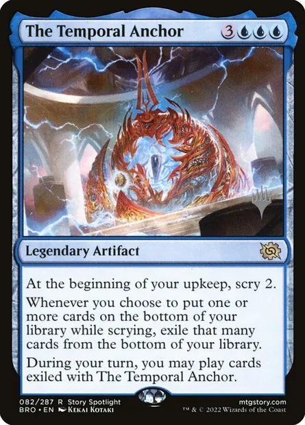 The Temporal Anchor, Magic card PBRO 82p — The Brothers' War Promos set