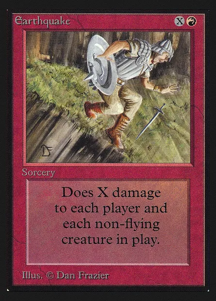 Earthquake, Magic card CED 147 — Collectors' Edition set