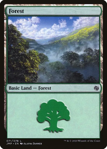 Forêt, carte Magic JMP 71 — extension Jumpstart