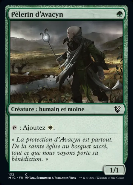 Pèlerin d'Avacyn, carte Magic MIC 132 — extension Midnight Hunt Commander