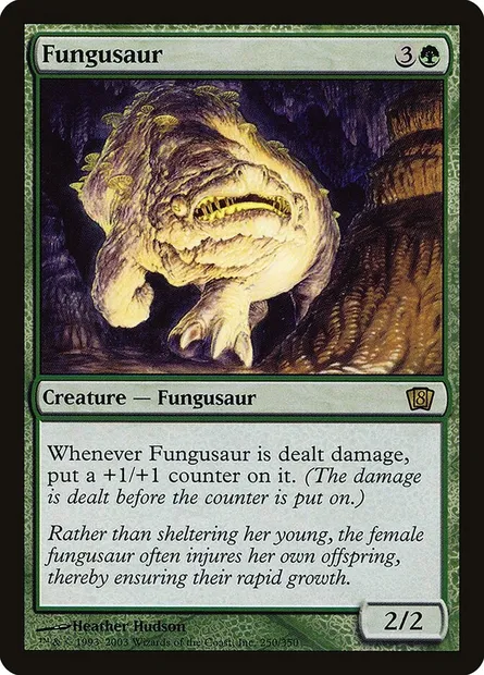 Fungusaur, Magic card 8ED 250★ — Eighth Edition set