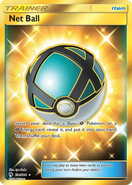 Net Ball, Pokémon card LOT 234 — Lost Thunder set