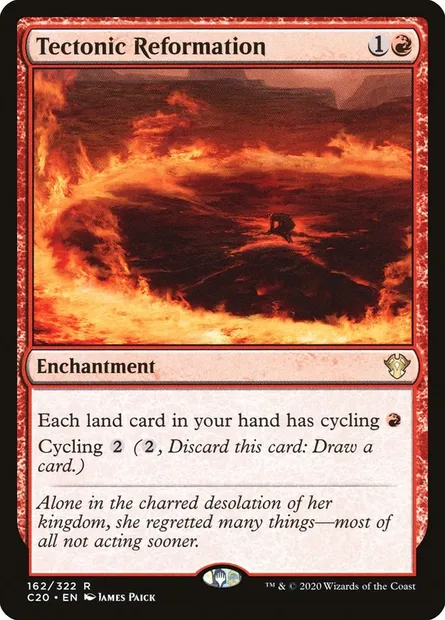 Tectonic Reformation, Magic card C20 162 — Commander 2020 set