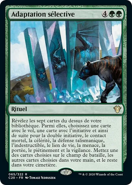 Adaptation sélective, carte Magic C20 65 — extension Commander 2020