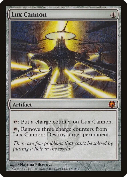 Lux Cannon, Magic card SOM 173 — Scars of Mirrodin set