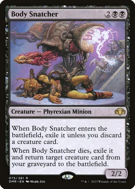 Body Snatcher, Magic card DMR 75 — Dominaria Remastered set