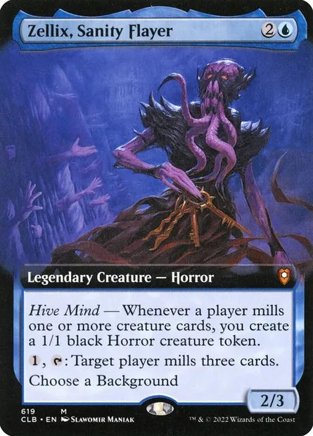 Zellix, Sanity Flayer, Magic card CLB 619 — Commander Legends: Battle for Baldur's Gate set