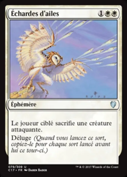 Échardes d'ailes, carte Magic C17 79 — extension Commander 2017