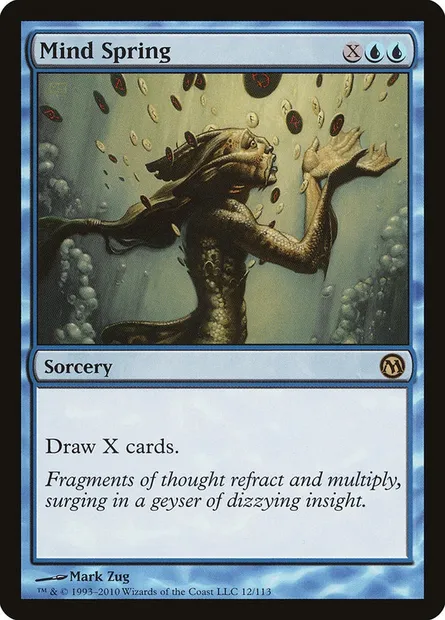 Mind Spring, Magic card DPA 12 — Duels of the Planeswalkers set