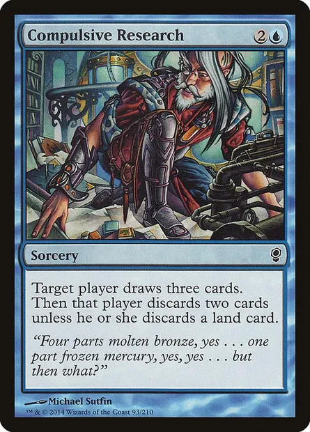 Compulsive Research, Magic card CNS 93 — Conspiracy set