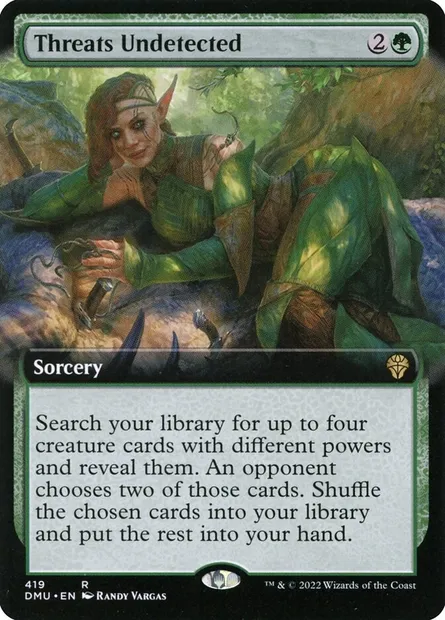 Threats Undetected, Magic card DMU 419 — Dominaria United set