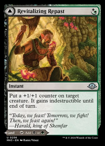 Revitalizing Repast // Old-Growth Grove, Magic card MH3 256 — Modern Horizons 3 set