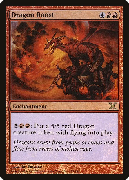 Dragon Roost, Magic card 10E 197★ — Tenth Edition set