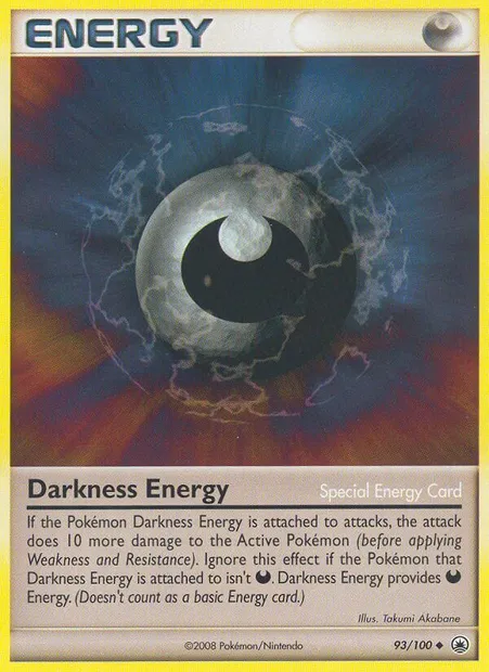 Darkness Energy, Pokémon card MD 93 — Majestic Dawn set