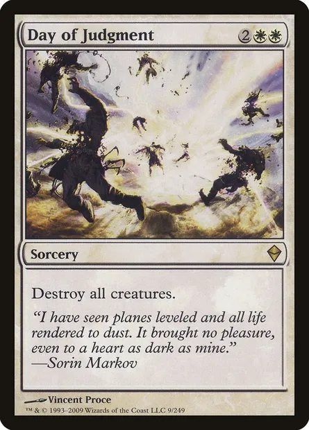 Day of Judgment, Magic card ZEN 9 — Zendikar set