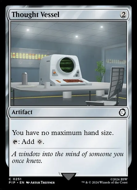 Thought Vessel, Magic card PIP 251 — Fallout set