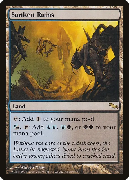 Sunken Ruins, Magic card SHM 280 — Shadowmoor set