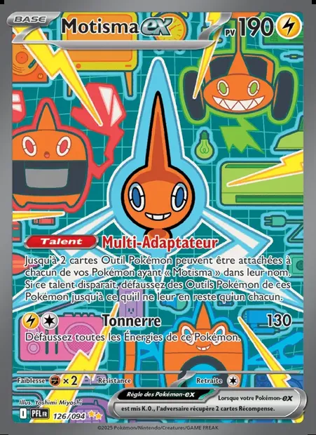 Motisma-ex, carte Pokémon PFL 126 — extension Flammes Fantasmagoriques
