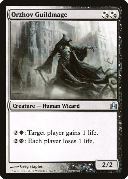 Orzhov Guildmage, Magic card CMD 217 — Commander 2011 set