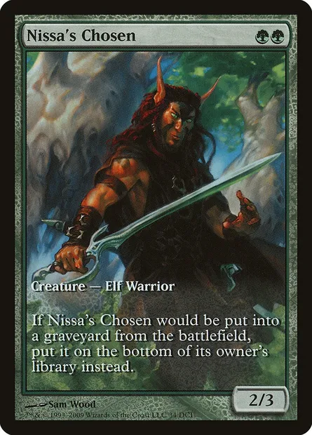 Nissa's Chosen, Magic card DCI 34 — DCI Promos set