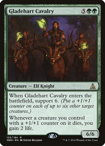 Gladehart Cavalry, Magic card OGW 132 — Oath of the Gatewatch set
