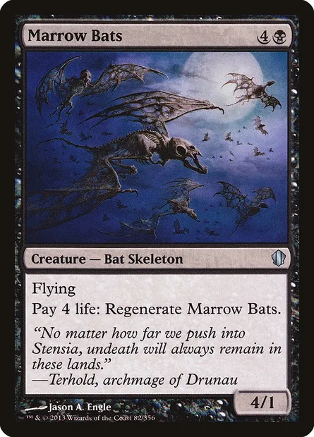 Marrow Bats, Magic card C13 82 — Commander 2013 set