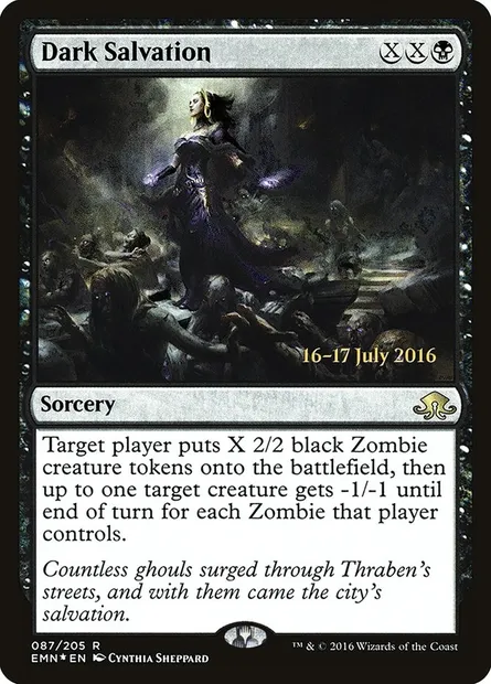 Dark Salvation, Magic card PEMN 87s — Eldritch Moon Promos set