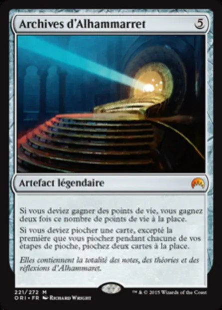 Archives d'Alhammarret, carte Magic ORI 221 — extension Magic Origines