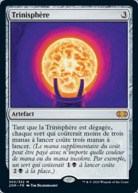 Trinisphère, carte Magic 2XM 303 — extension Double Masters