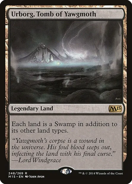 Urborg, Tomb of Yawgmoth, Magic card M15 248 — Magic 2015 set